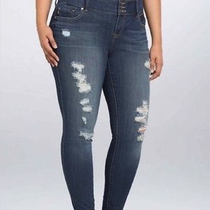 Torrid Premium Skinny Jegging Ocean Cruise Jeans - 20R